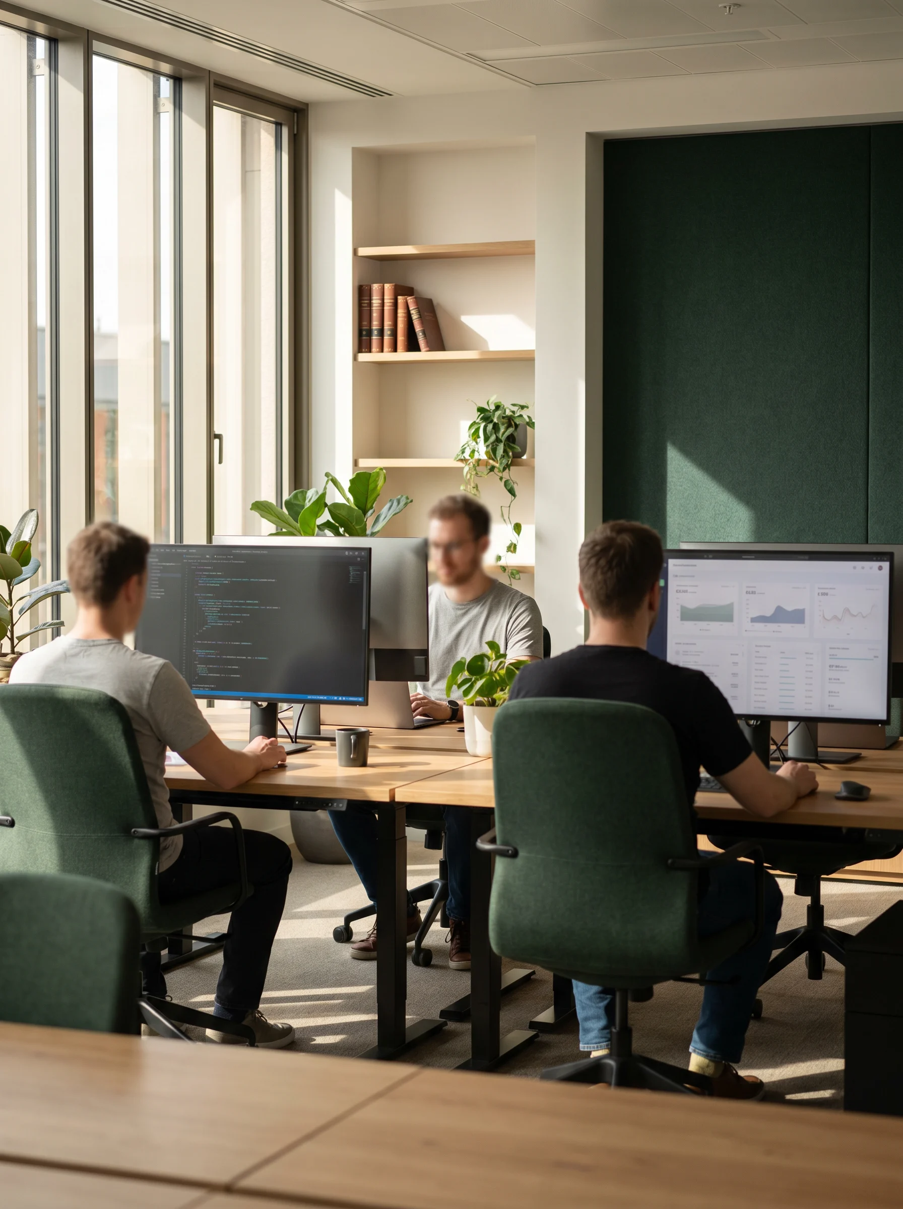 Development center — the HyperPartner operations team